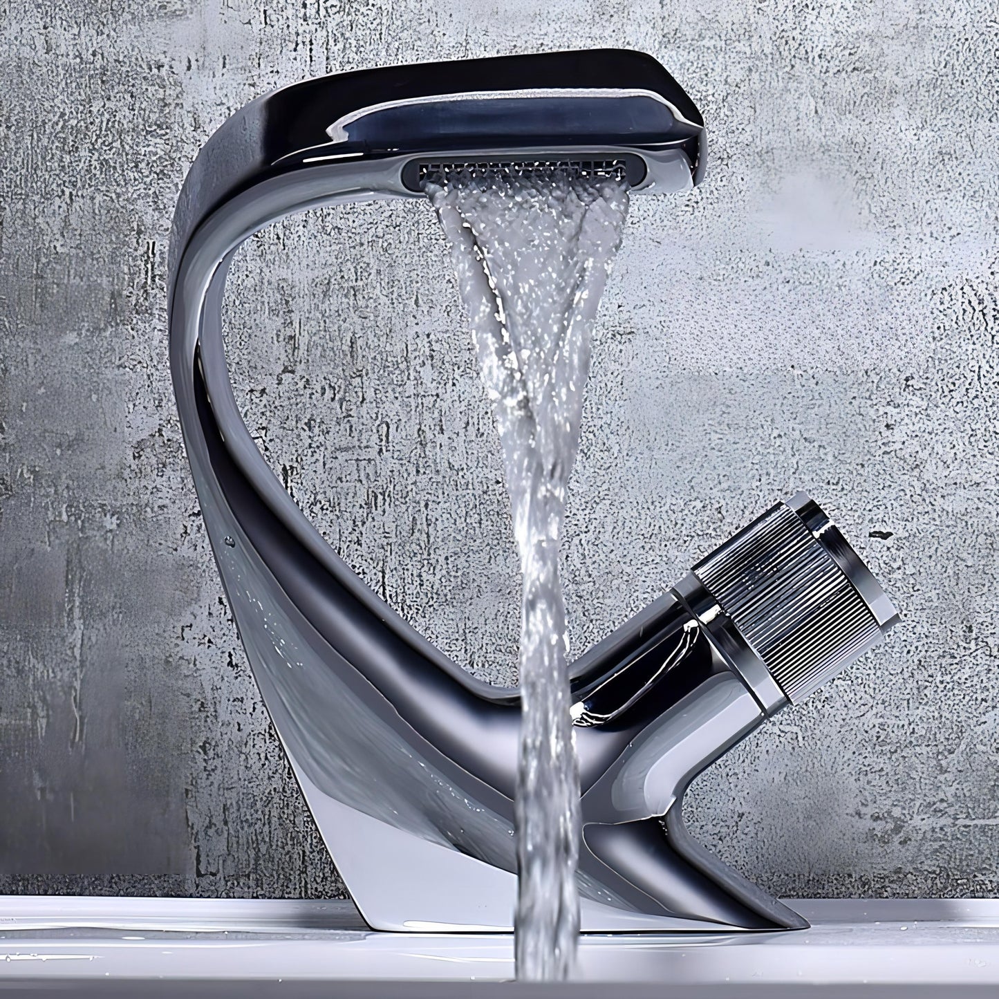 Czar – Wasserfall Einloch-Waschtischarmatur