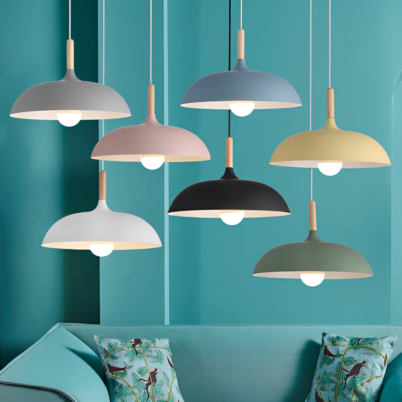 Vera – Kreativer Macaron-Lampen-Kronleuchter