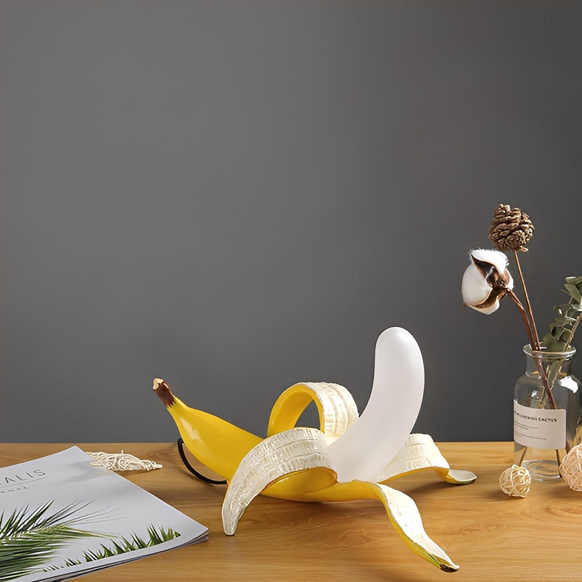 Ayano – Kreative Bananen-Tischlampe