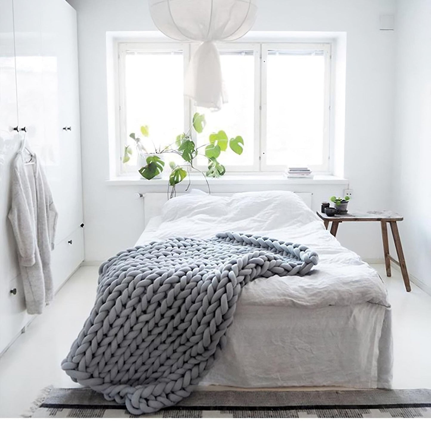 Yani – Nordische Woll-Decke aus Handweberei