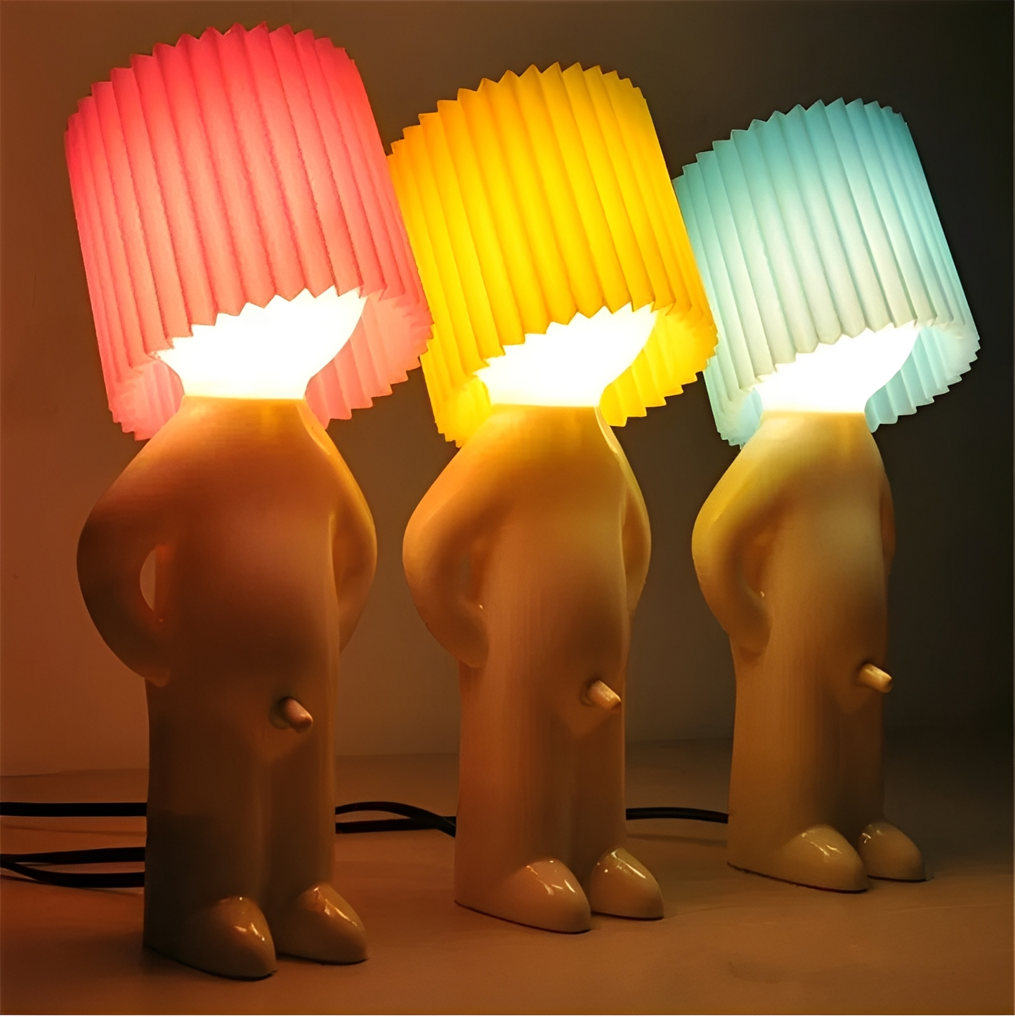 Neil – Nachtlicht mit Junge-Figur & warmem Retro-Licht