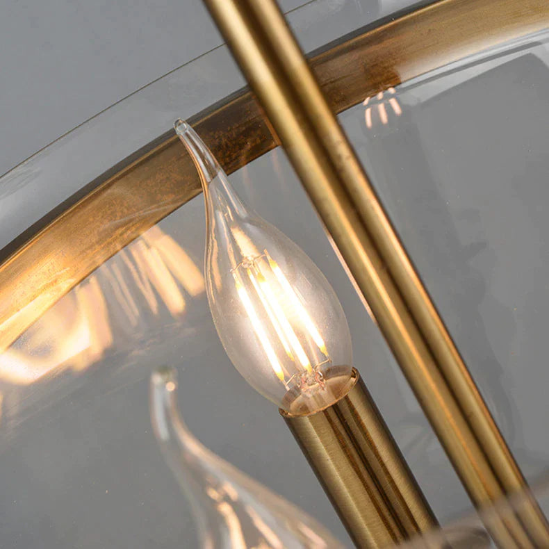 Mariste – Loft Glas-Kerzen Pendelleuchte