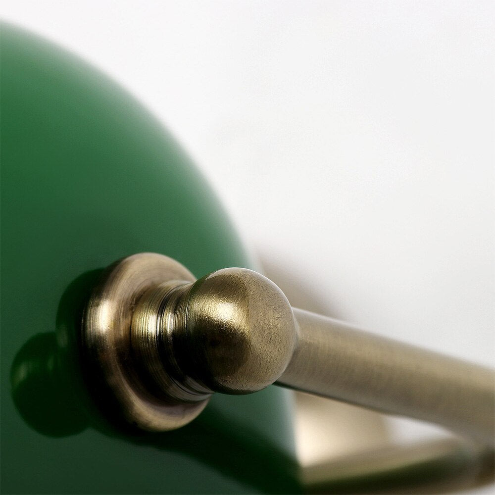 Noriel – Moderne Grün-Vintage Banker Wandlampe