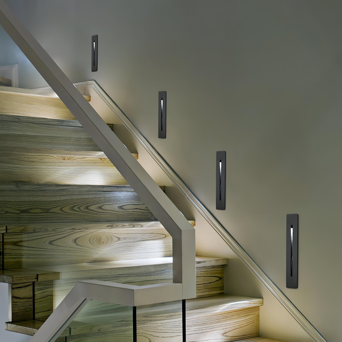 Luciano – LED-Stufenwandleuchte