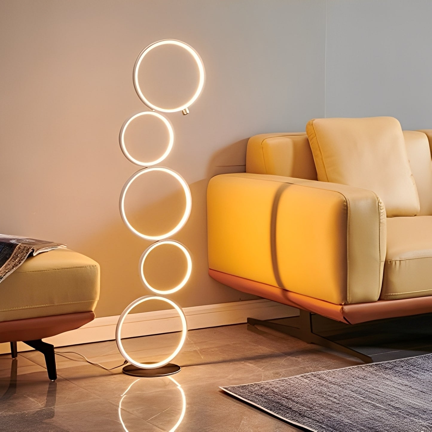 Marlin – Elegante LED Ring-Stehlampe