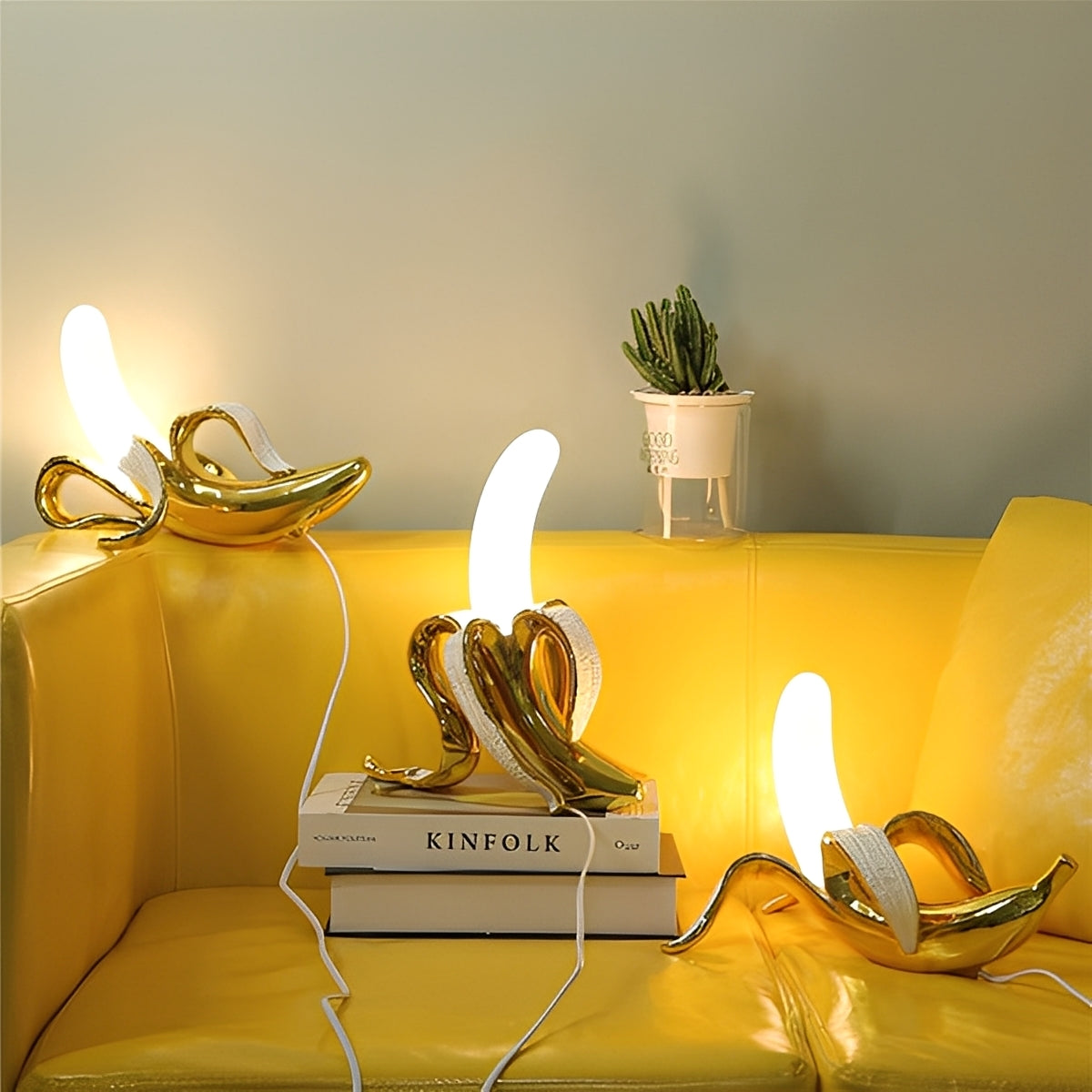 Ayano – Kreative Bananen-Tischlampe