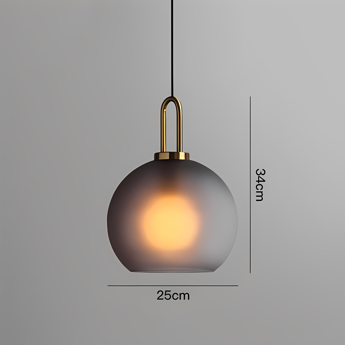 Yoroi – Kugel & Zylinder Glas-Pendelleuchte