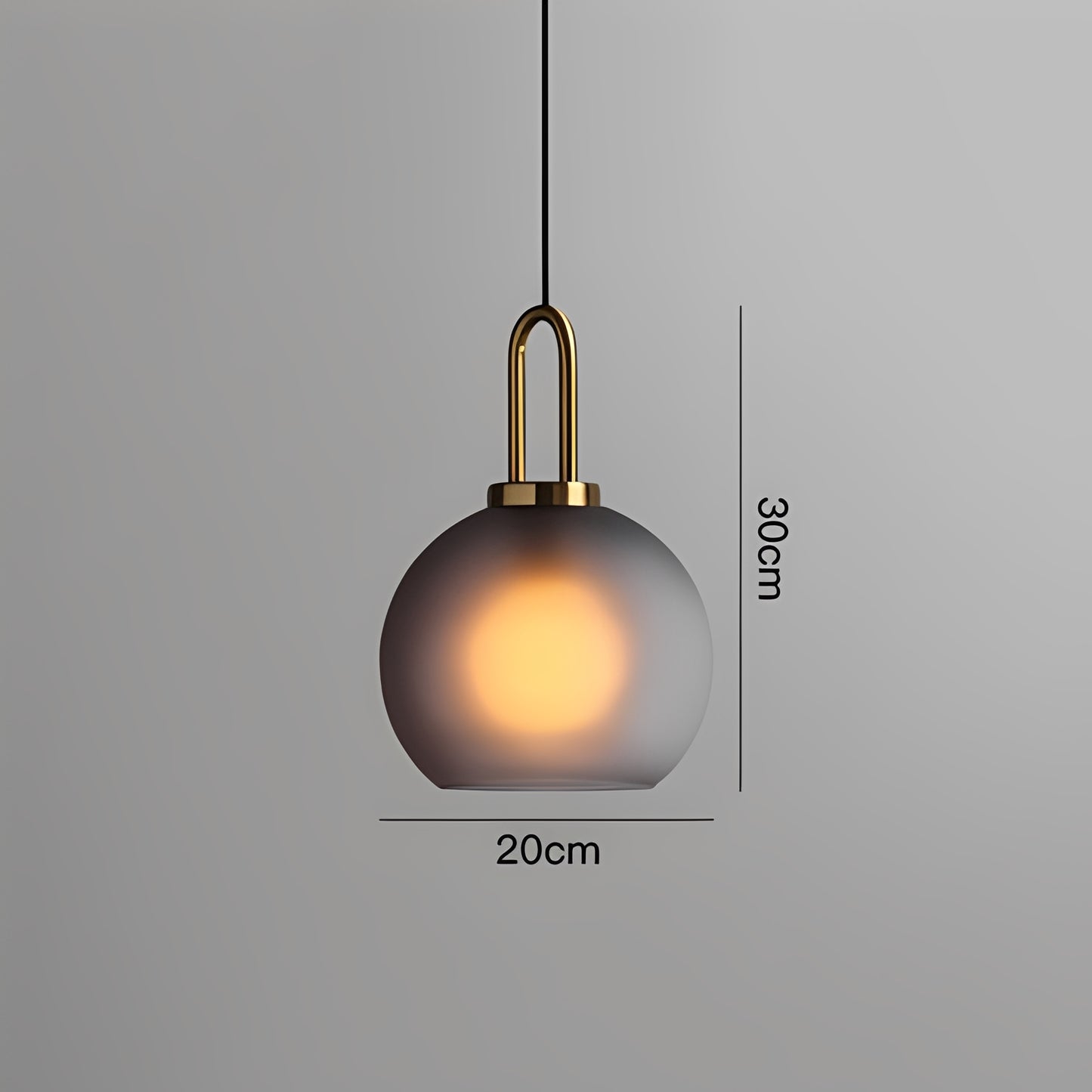 Yoroi – Kugel & Zylinder Glas-Pendelleuchte