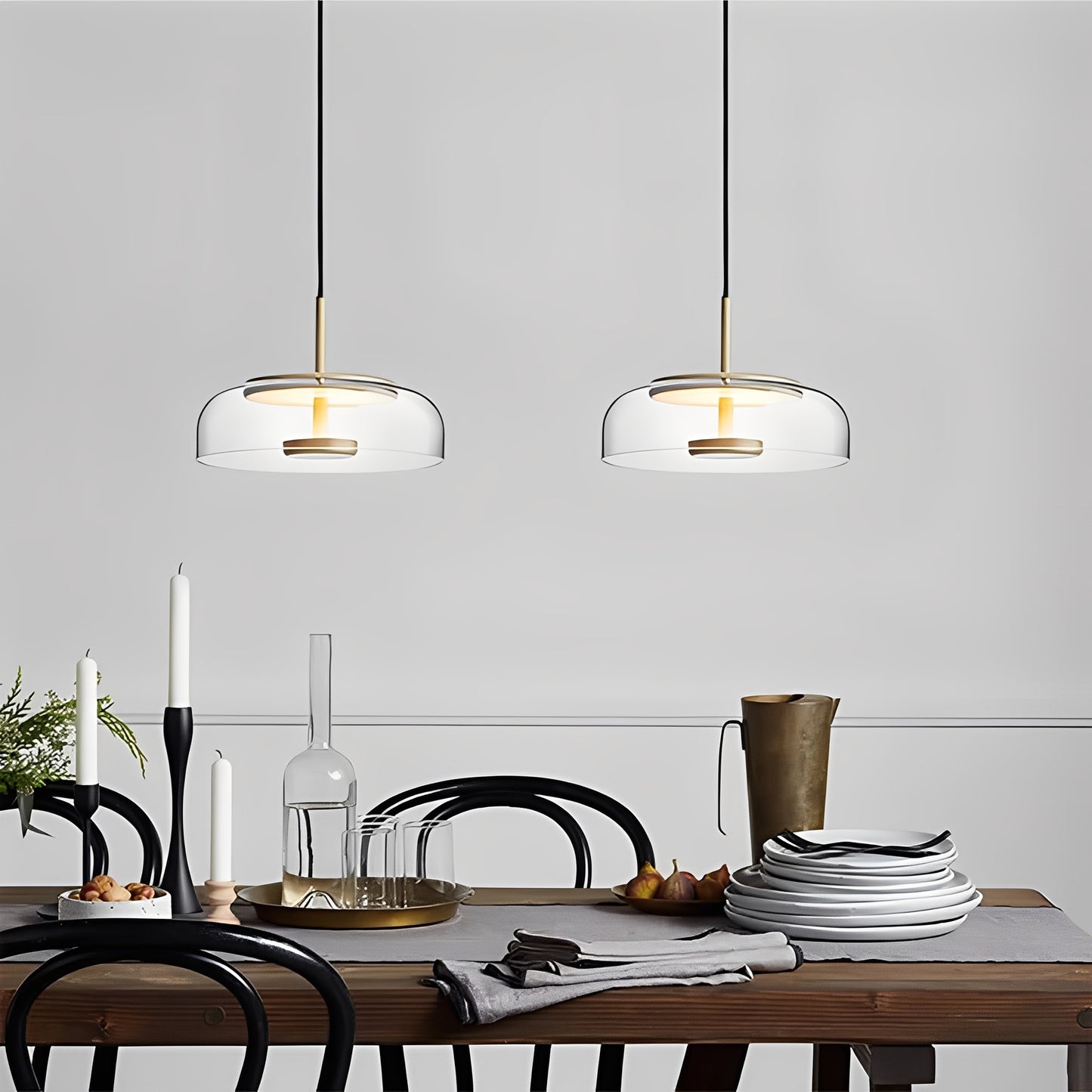 Marlie – Nordische Glas-Pendelleuchte