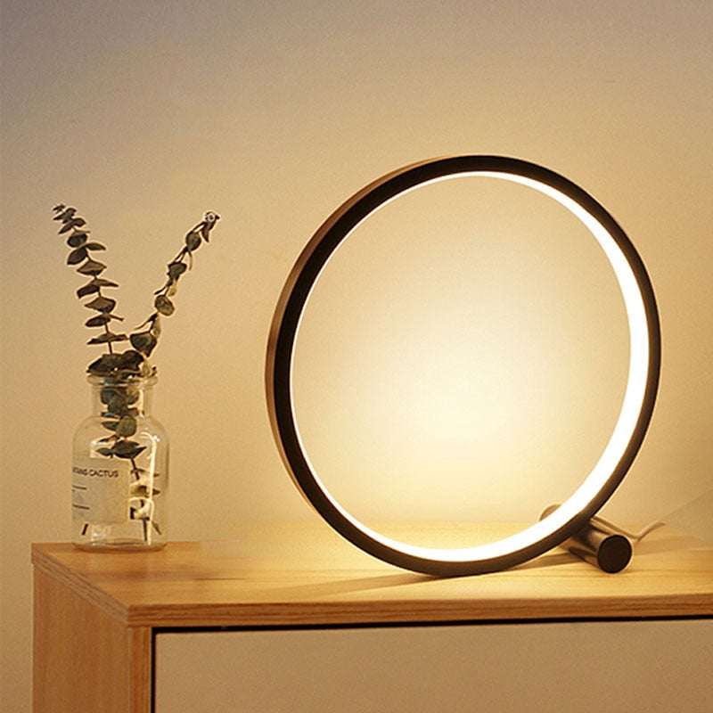 Kira – Modern Acryl Rundlicht Tischleuchte