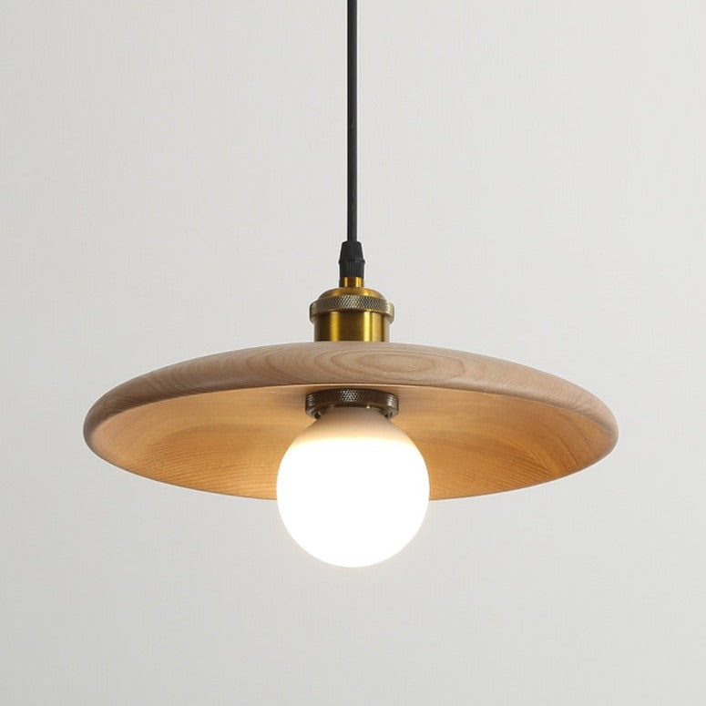 Tsubasa – UFO Holz-Pendelleuchte