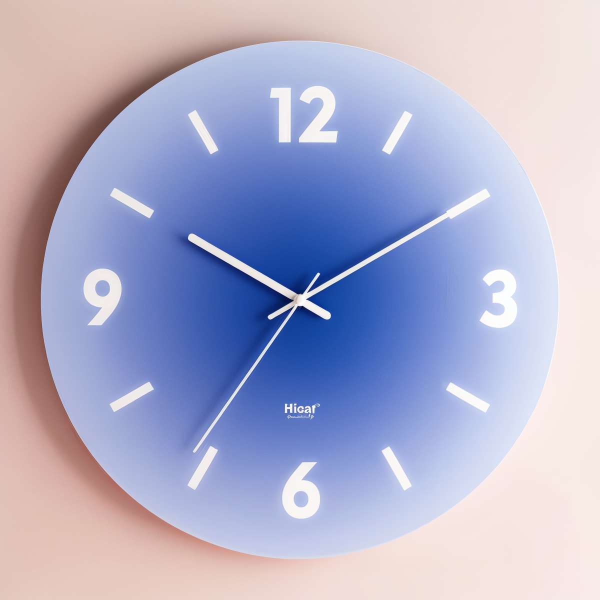 Mireya – Geräuschlose Glas-Wanduhr