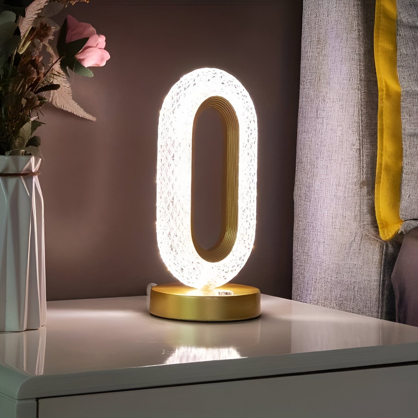 Evelyn – Elegante Kristall LED-Tischlampe