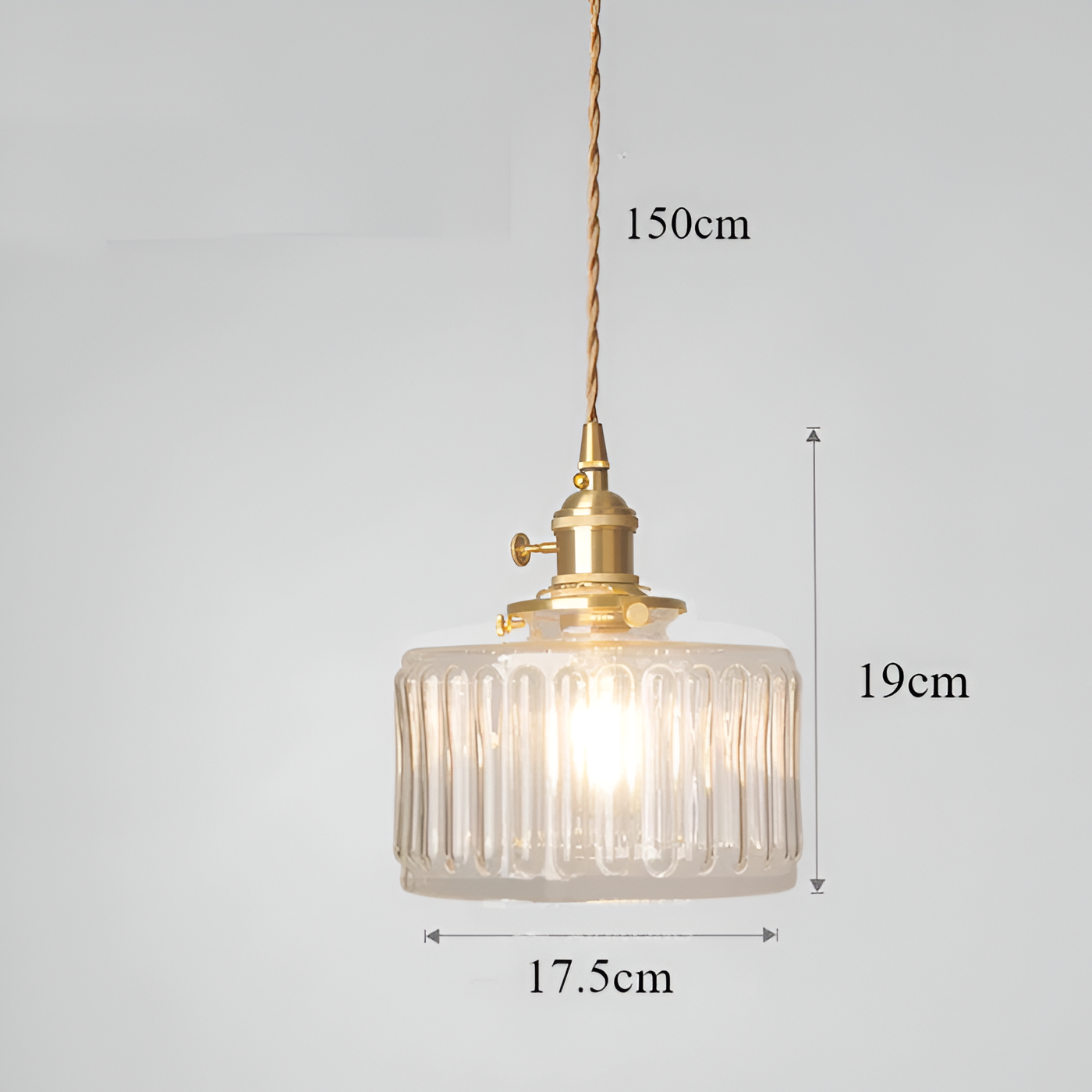 GreenTinge Glow – Retro-Pendelleuchte in Smaragdgrün mit Glasdetails