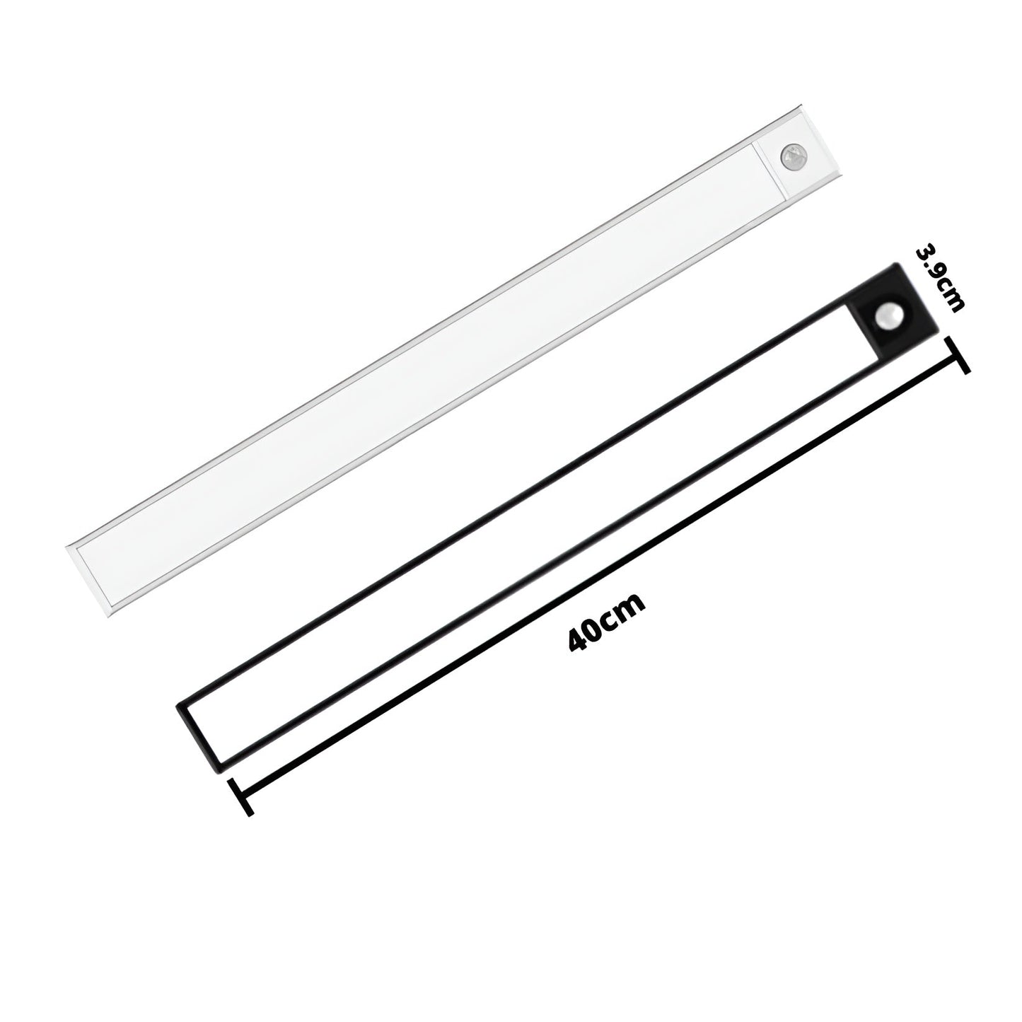 GlowSense Mini – Bewegungsaktiviertes USB-LED mit Akku & Magnetfuß