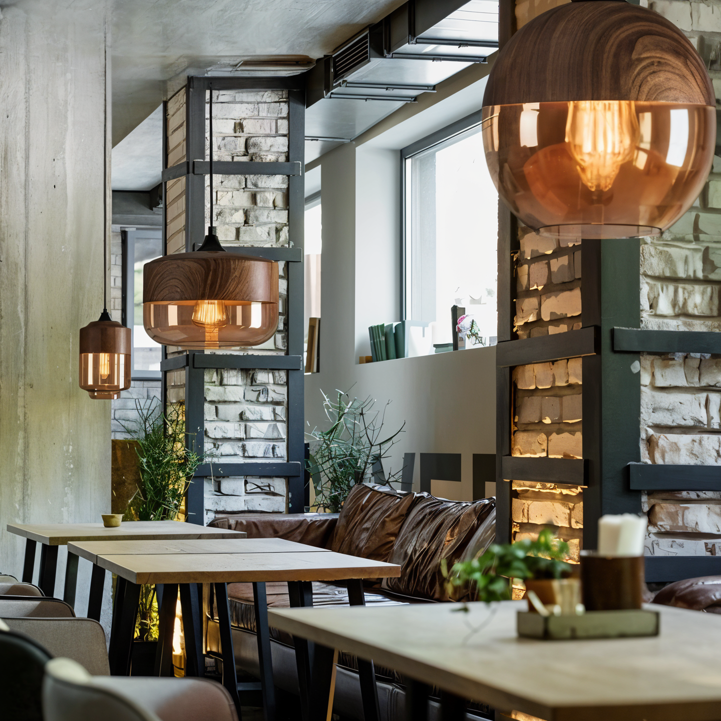 NordLuma – Retro-inspirierte Glas-Pendelleuchte im Loft-Stil