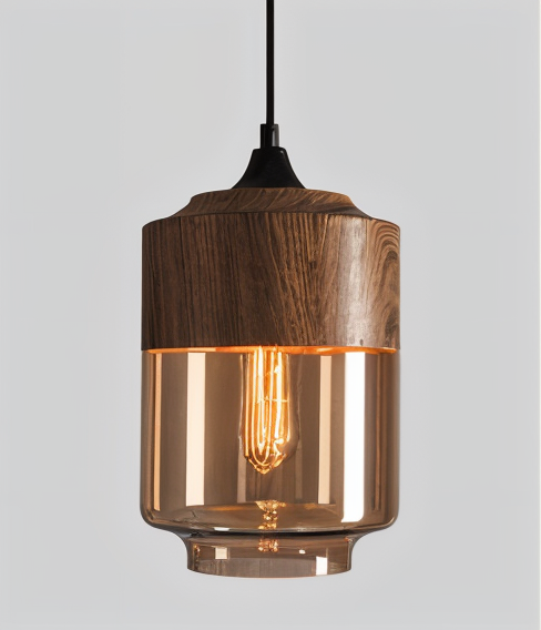 NordLuma – Retro-inspirierte Glas-Pendelleuchte im Loft-Stil