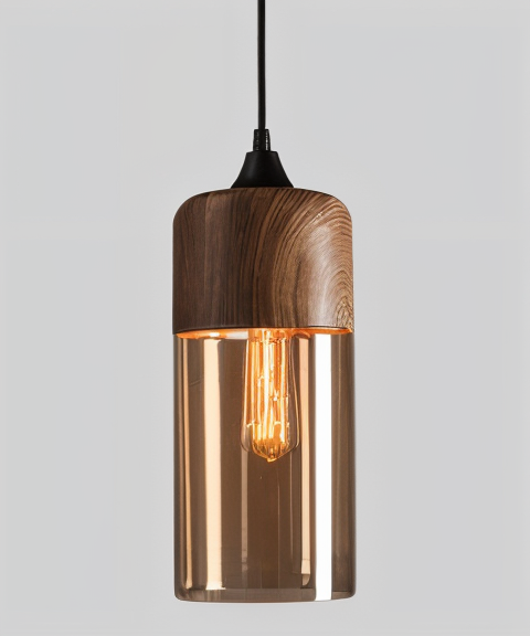 NordLuma – Retro-inspirierte Glas-Pendelleuchte im Loft-Stil
