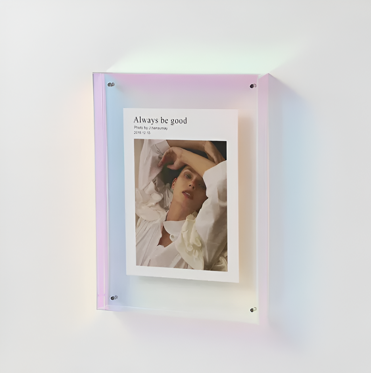 Mynzie – DIY Transparenter Poster-Fotorahmen