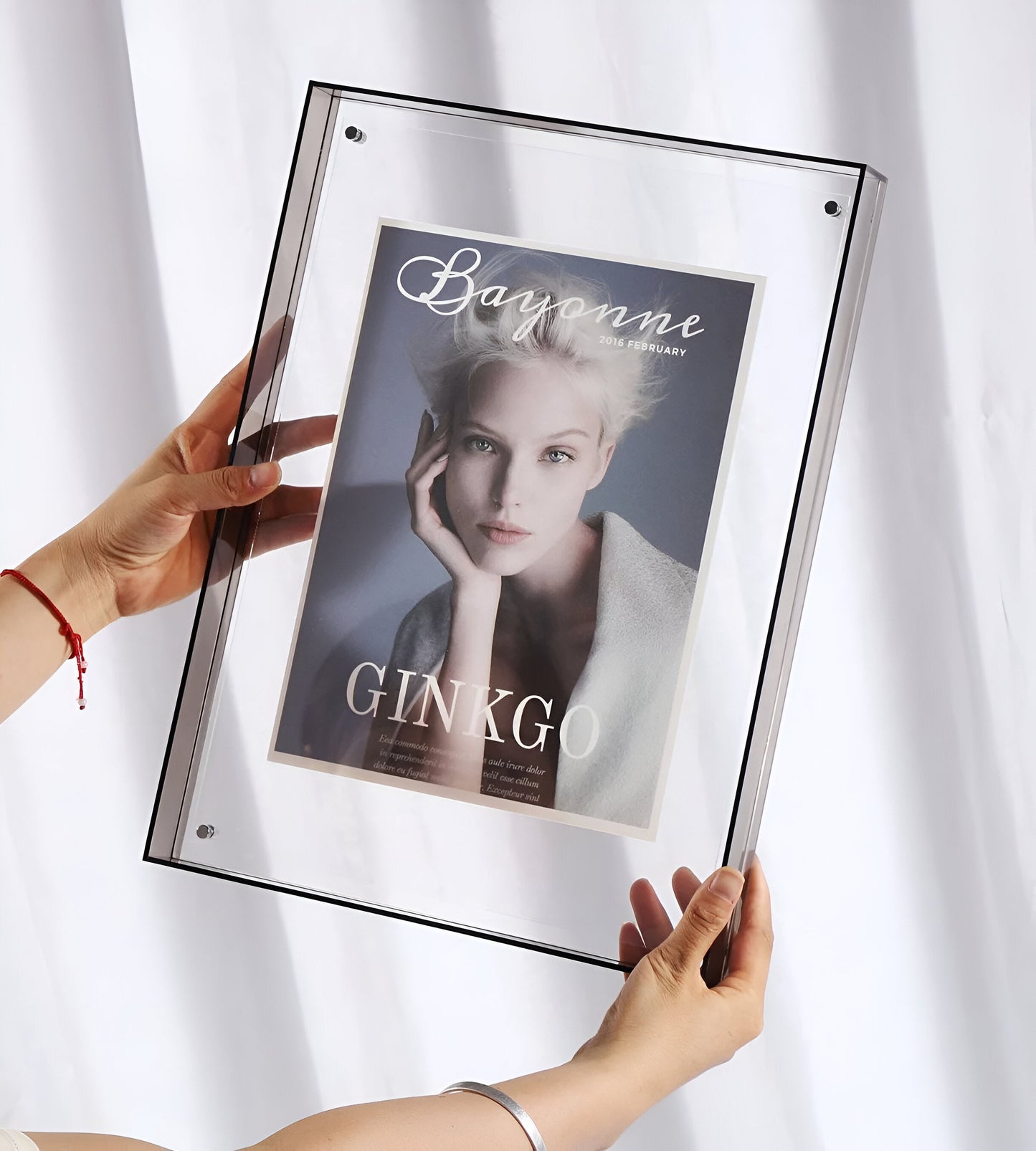 Mynzie – DIY Transparenter Poster-Fotorahmen