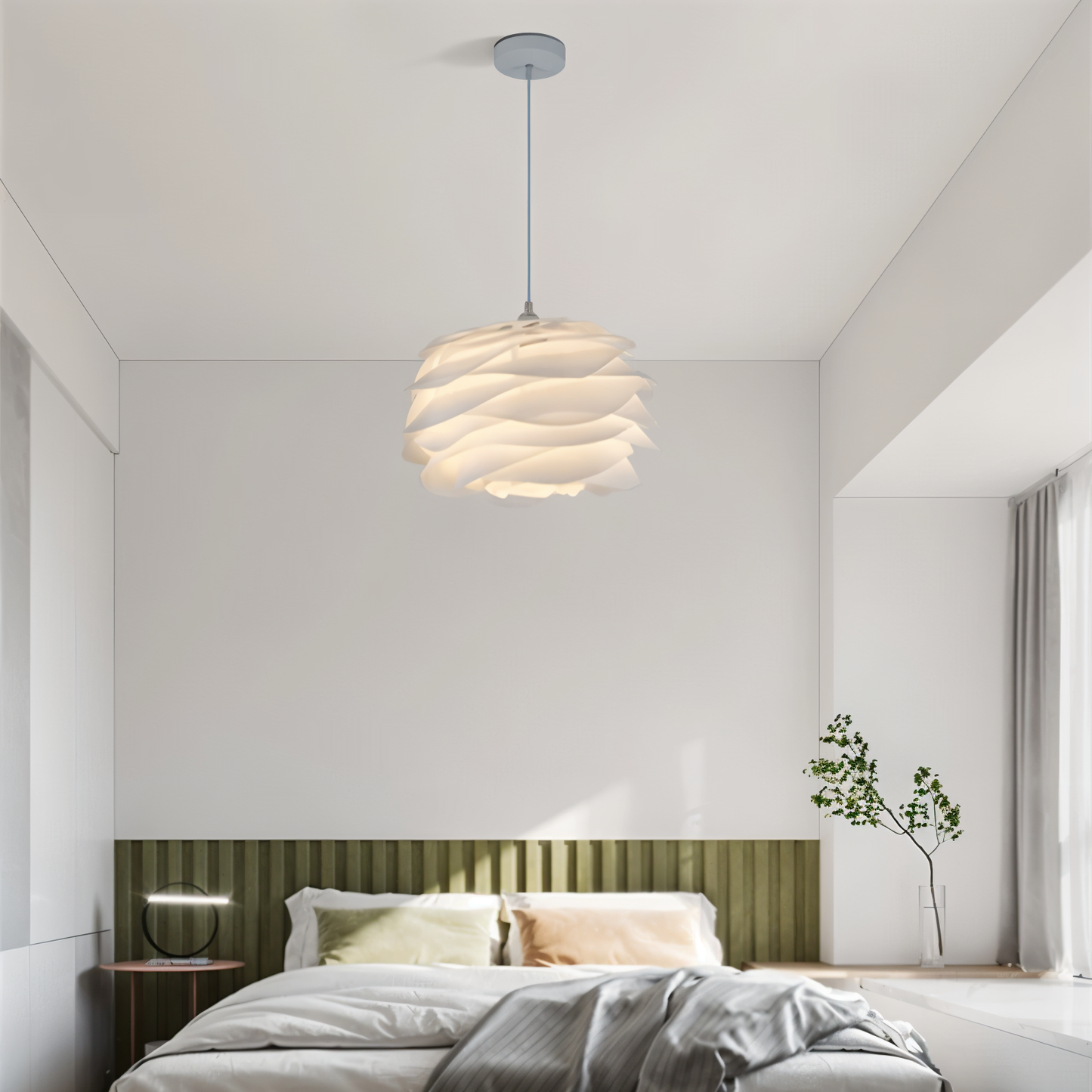 Elina – Florale LED-Pendelleuchte