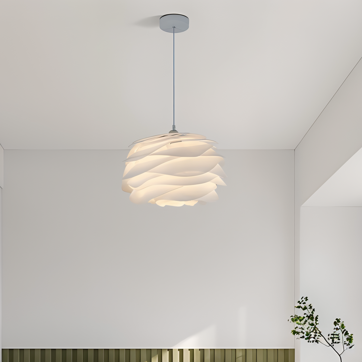 Elina – Florale LED-Pendelleuchte