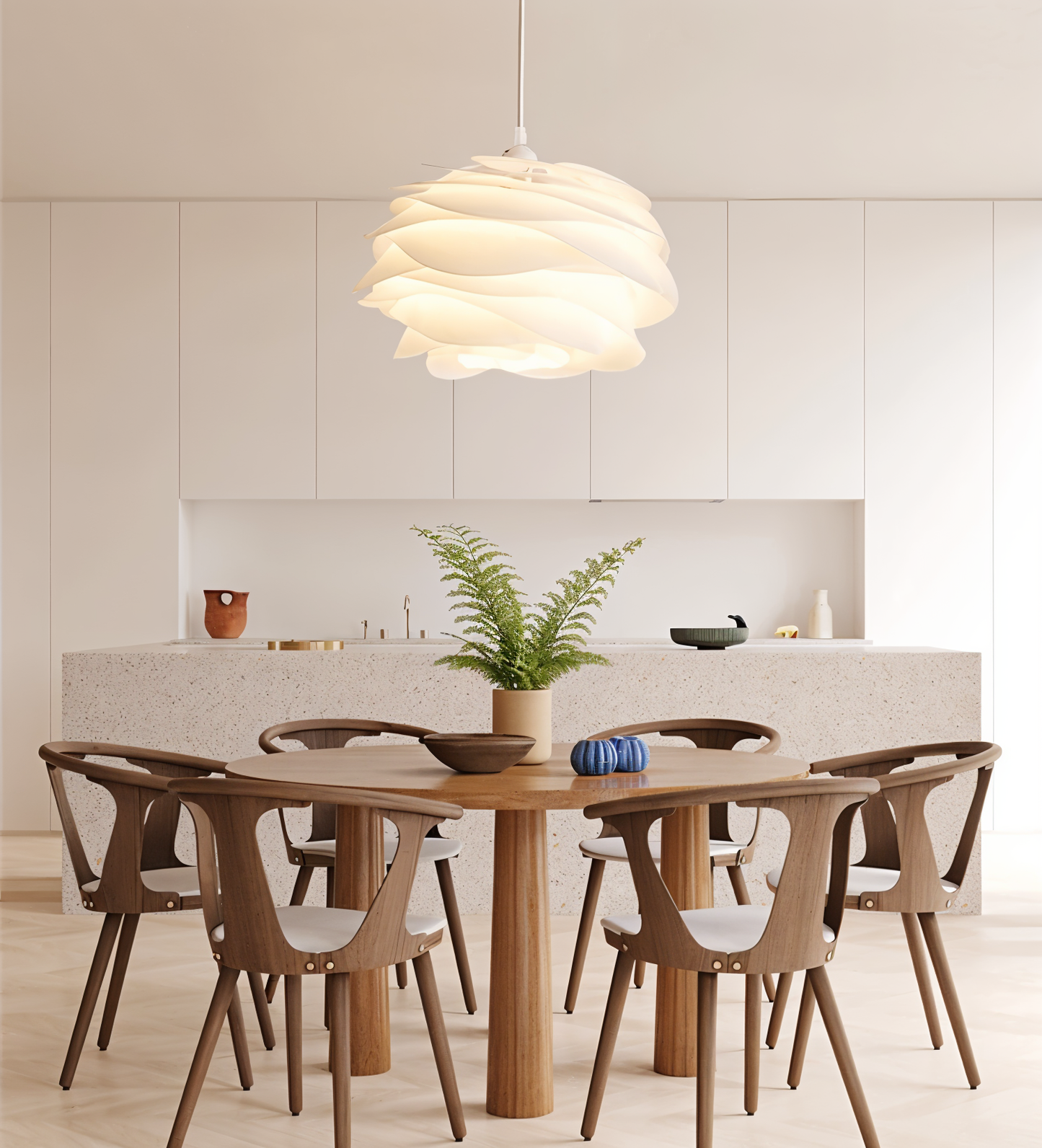 Elina – Florale LED-Pendelleuchte