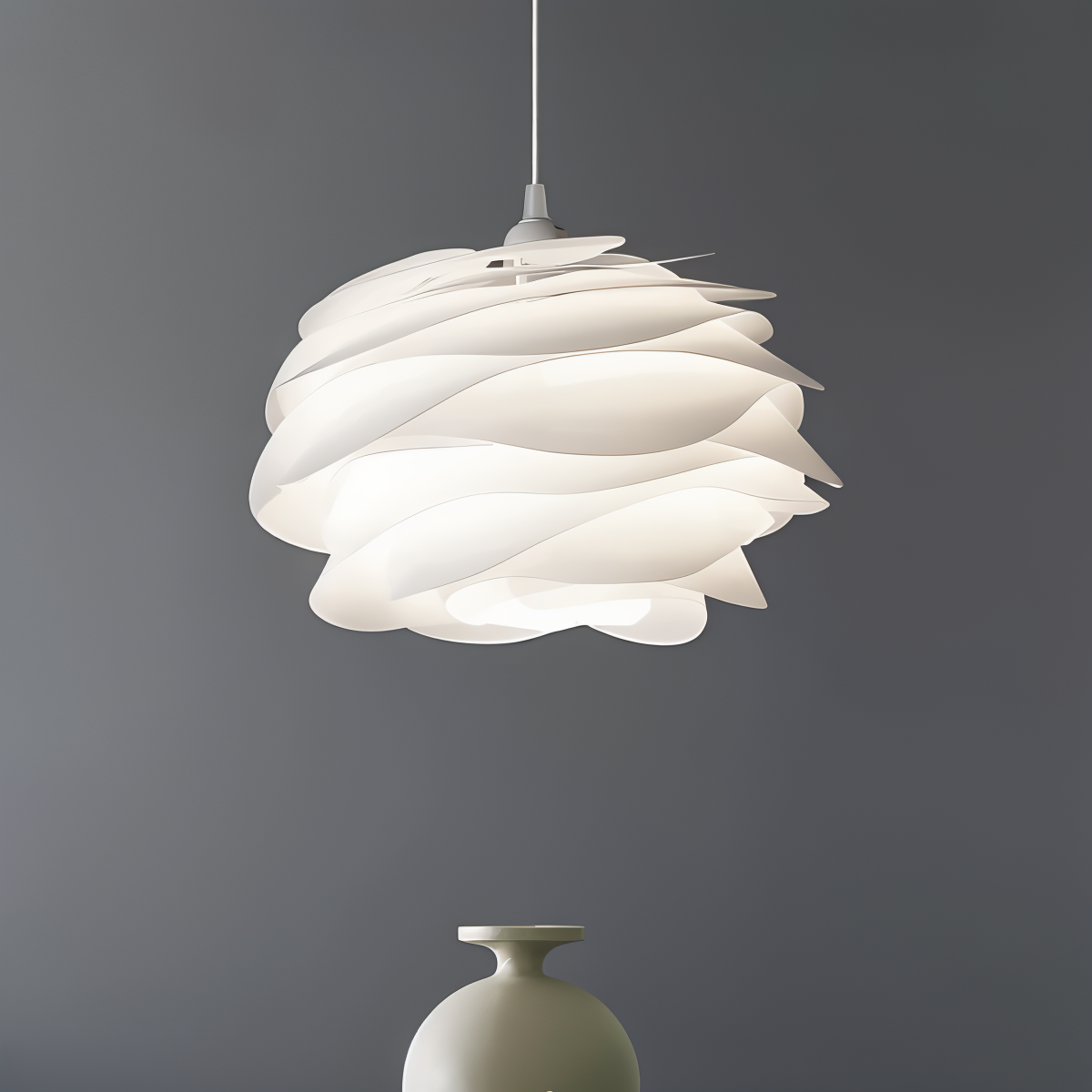 Elina – Florale LED-Pendelleuchte