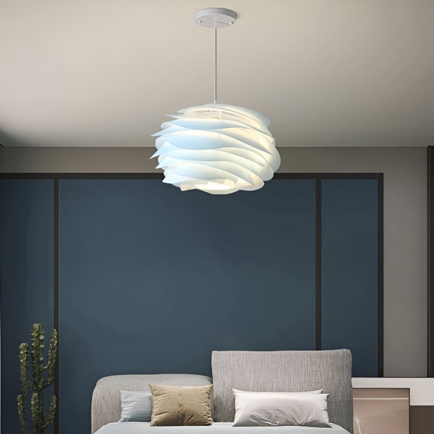 Elina – Florale LED-Pendelleuchte
