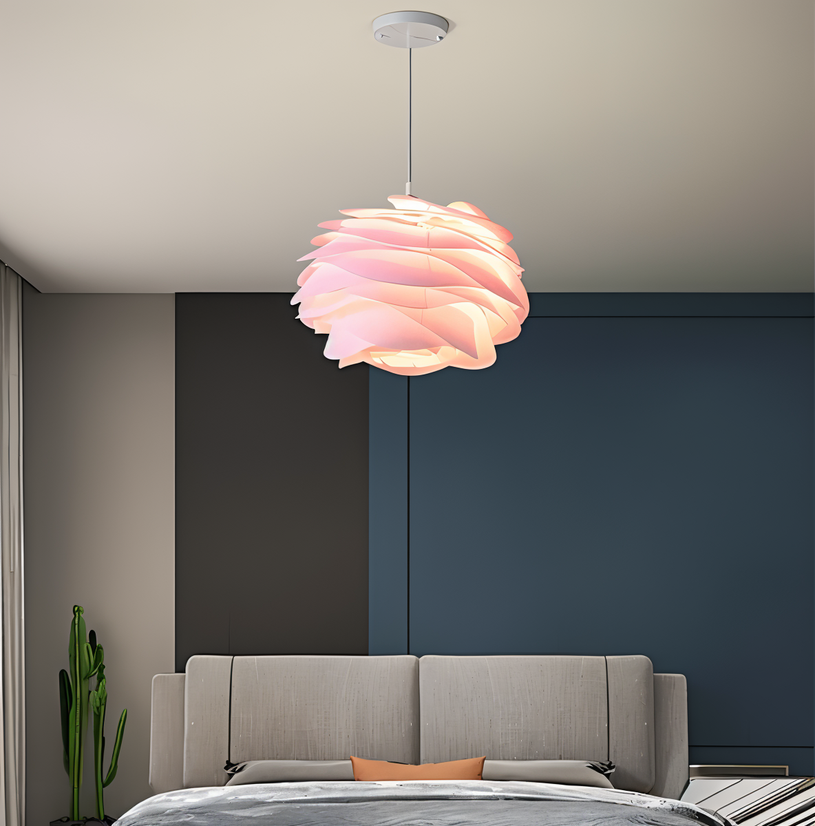 Elina – Florale LED-Pendelleuchte
