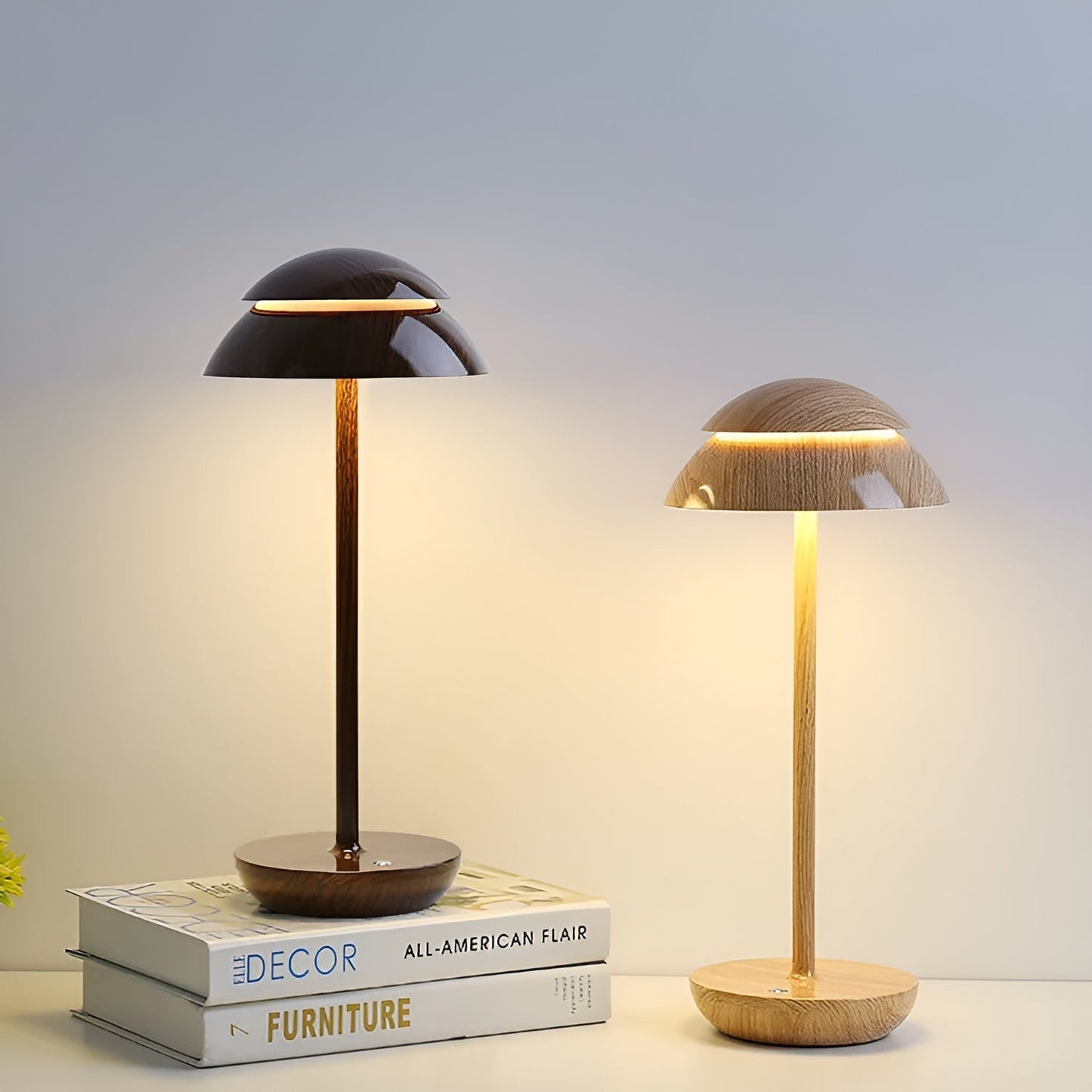 ShadeLite – Kabellose LED-Tischleuchte mit minimalistischem Schirmdesign