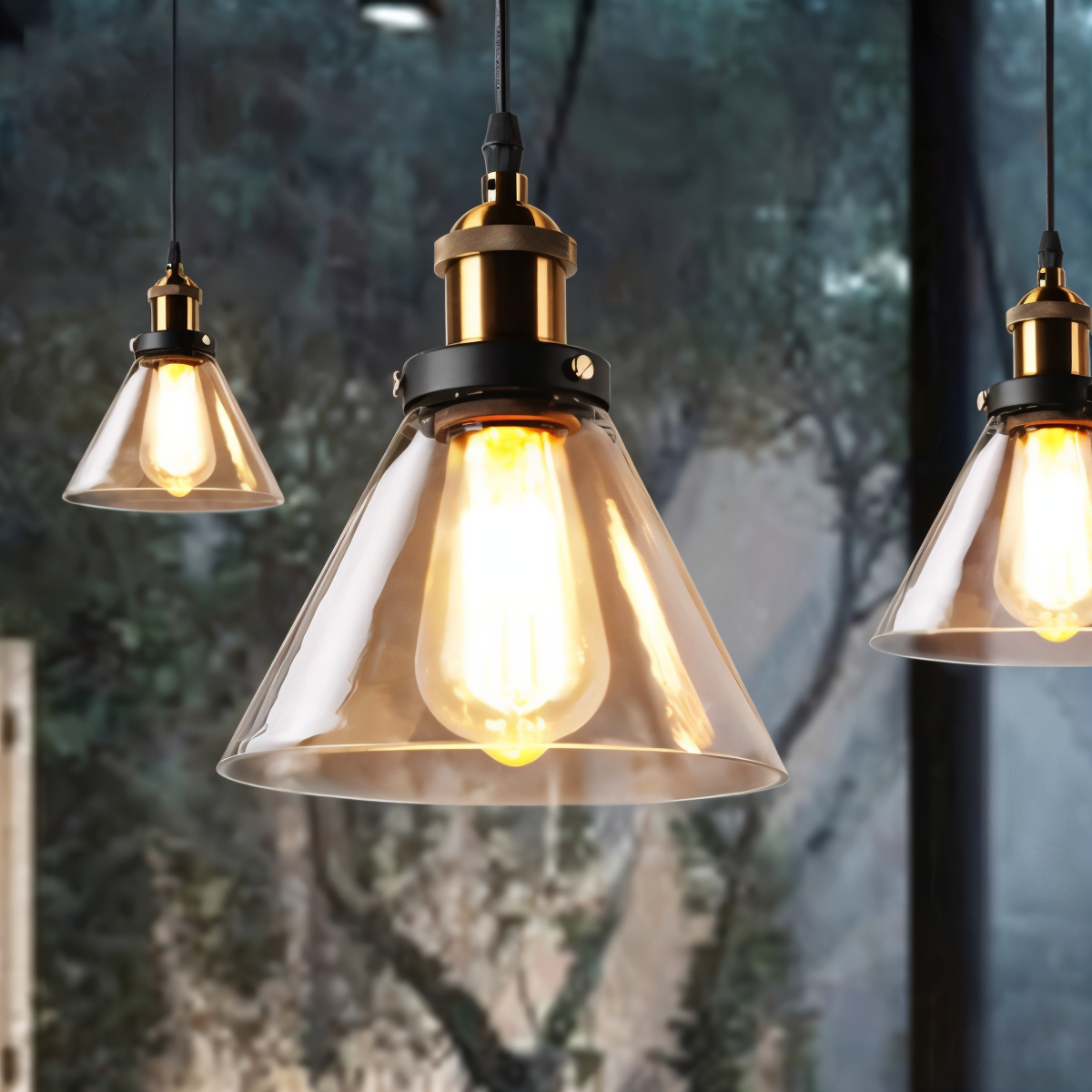 Norvella – Nordic Retro Glas-Pendelleuchte