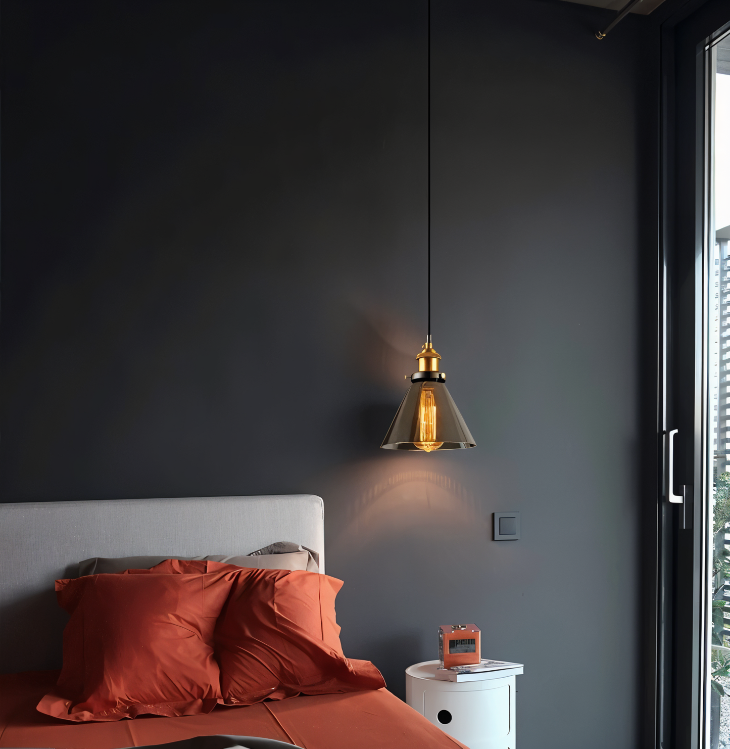 Norvella – Nordic Retro Glas-Pendelleuchte