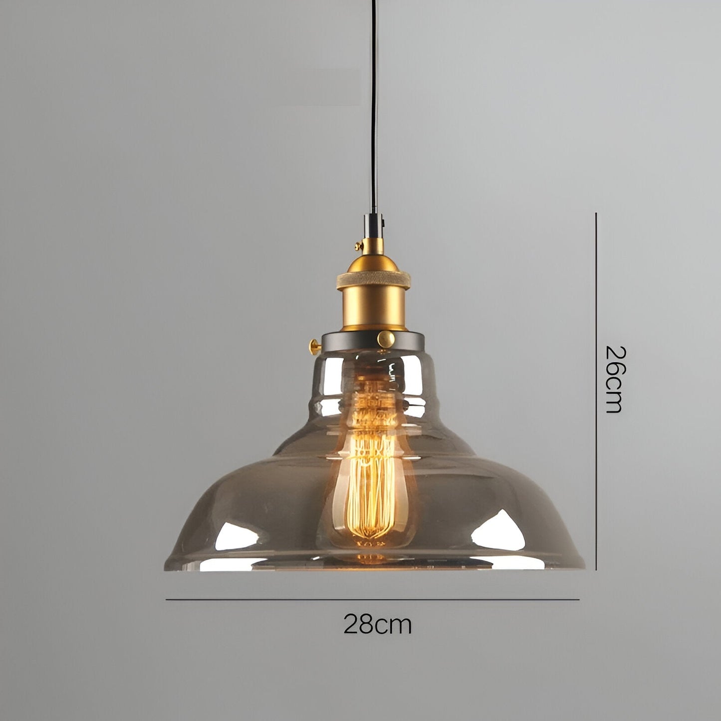 Norvella – Nordic Retro Glas-Pendelleuchte