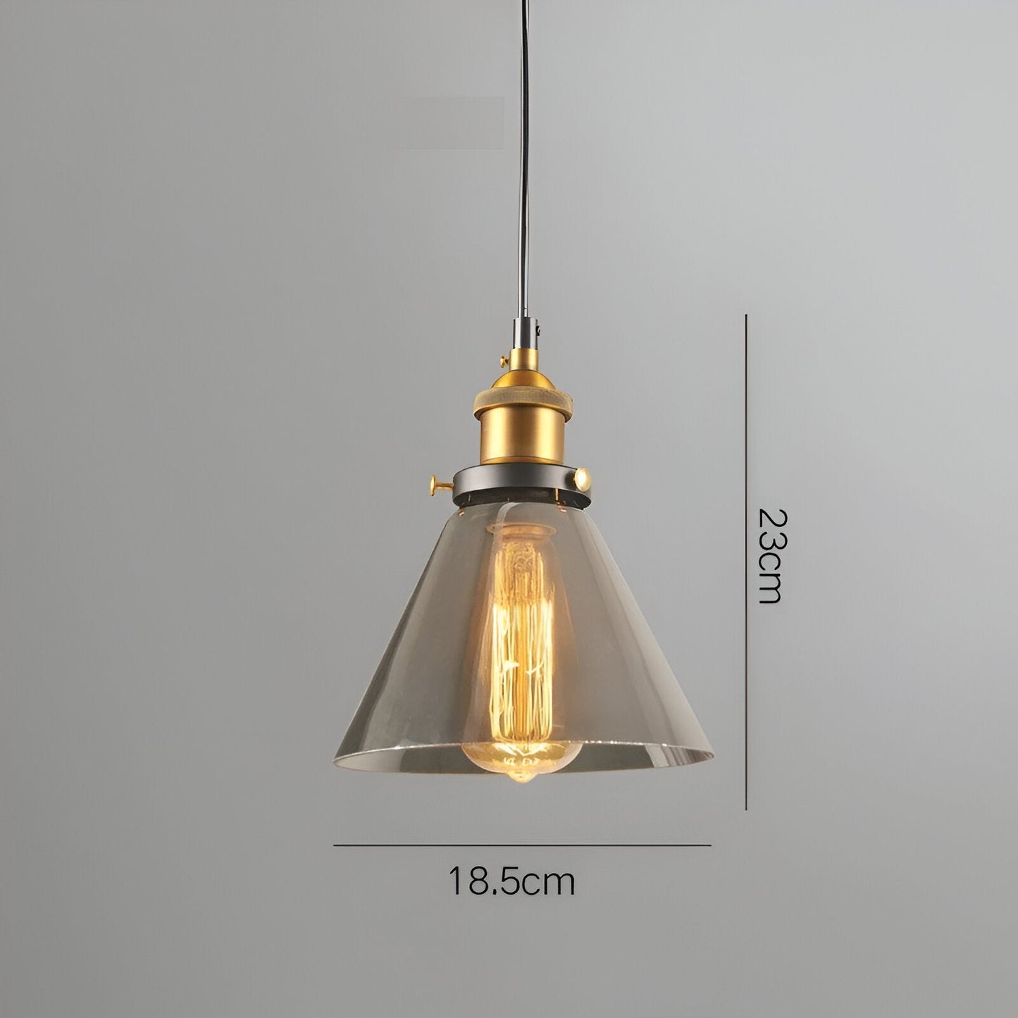 Norvella – Nordic Retro Glas-Pendelleuchte