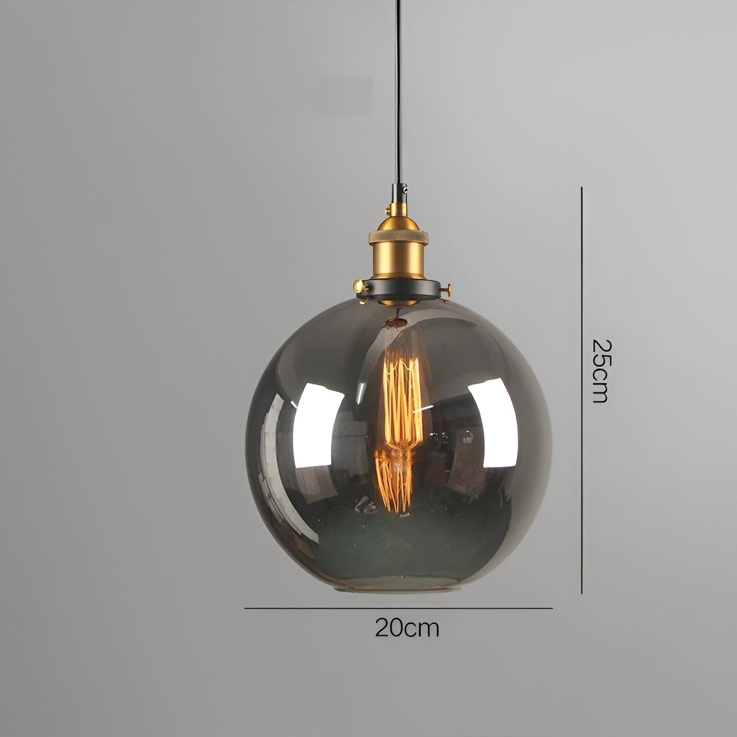 Norvella – Nordic Retro Glas-Pendelleuchte