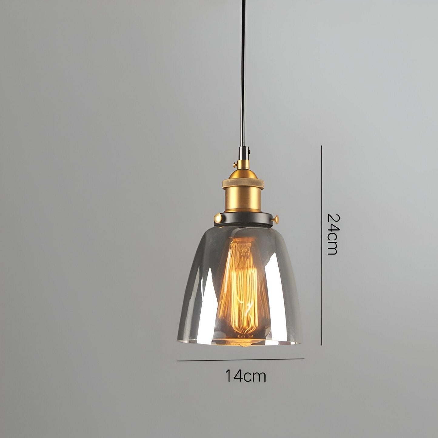Norvella – Nordic Retro Glas-Pendelleuchte