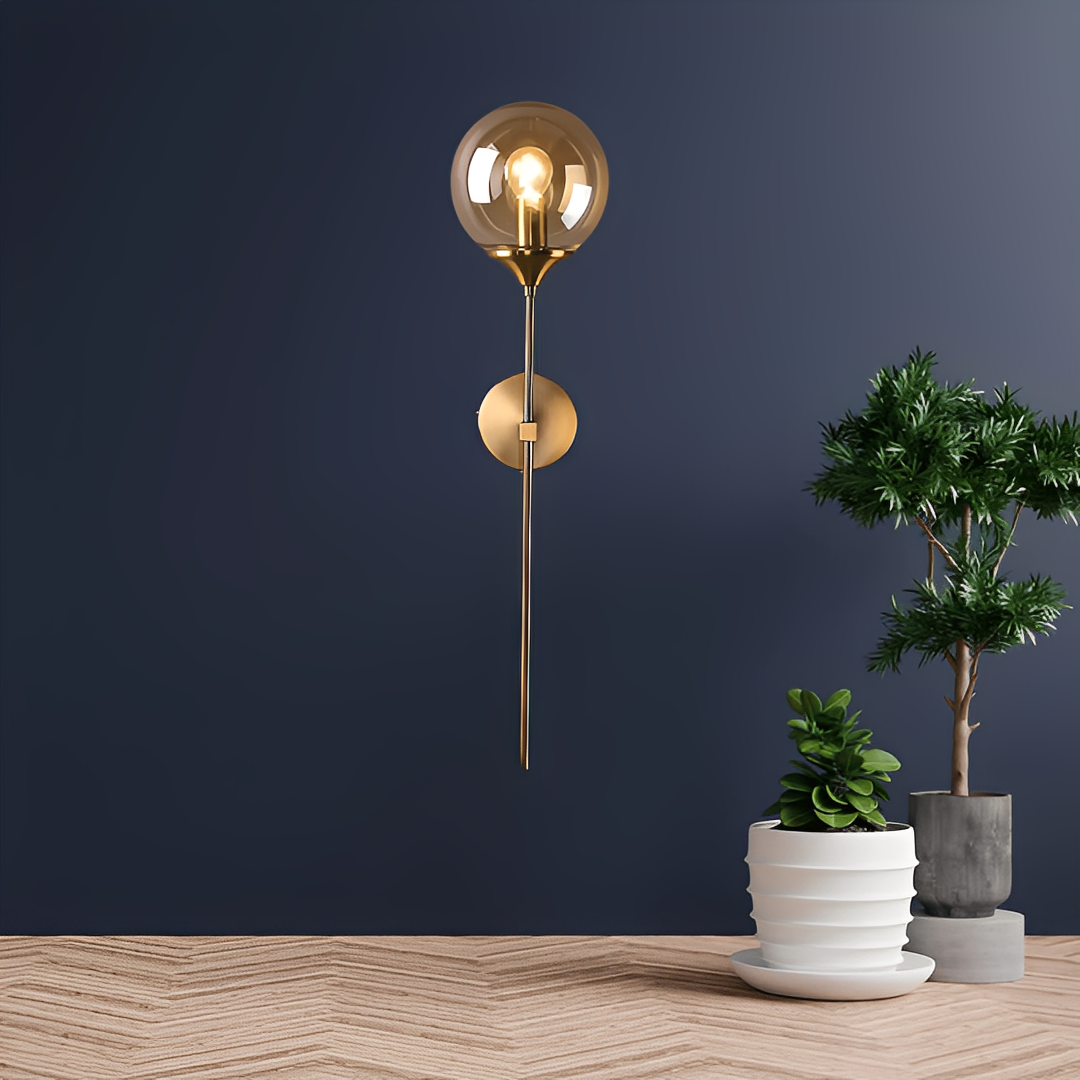 Hera – Moderne Nordische Glas-Wandleuchte