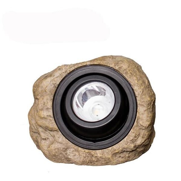 Rune – Verstellbare Solar-Gartenleuchte in Steinoptik