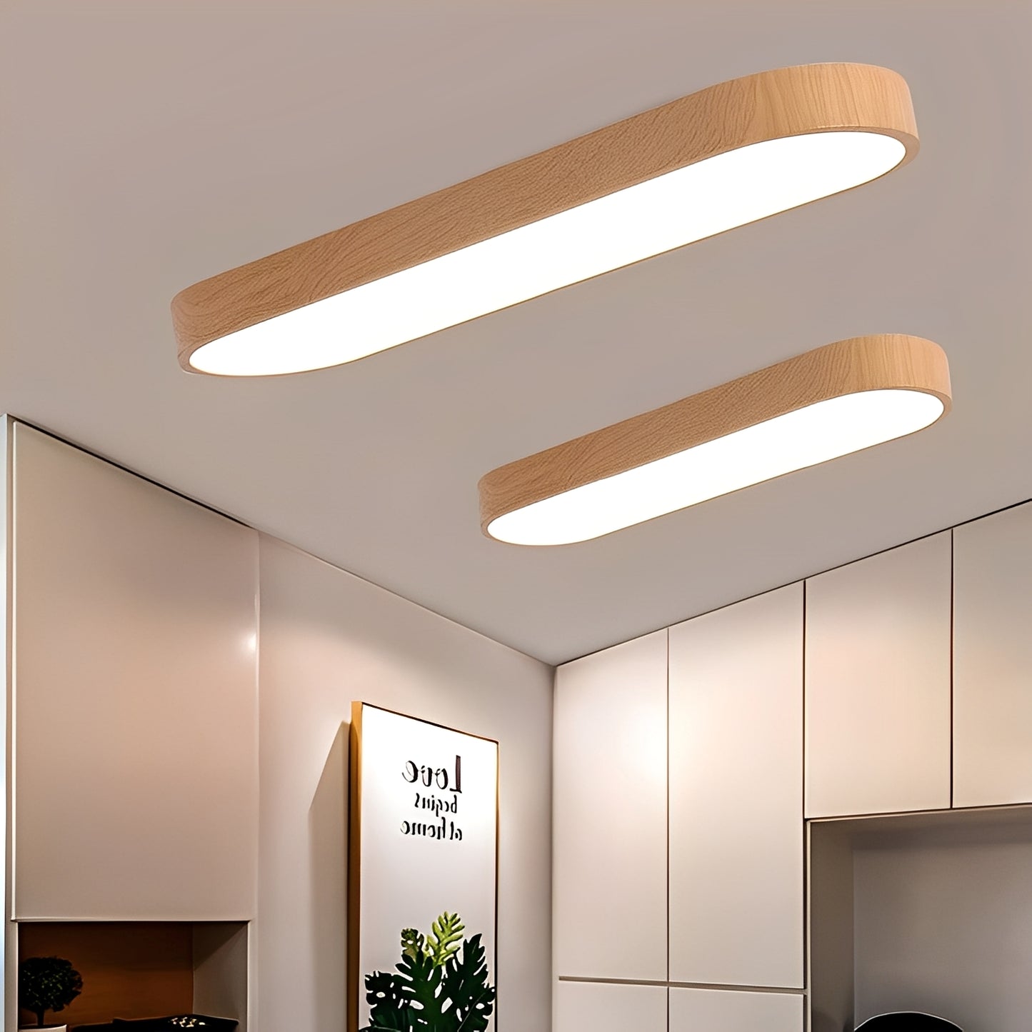Lova – Moderne Holz-Deckenlampe