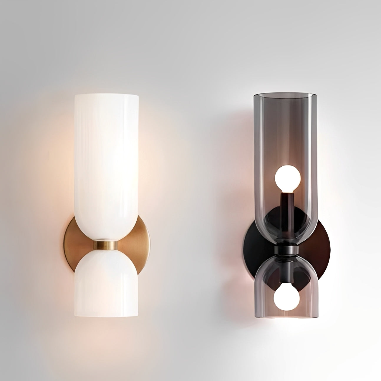 Arik – Doppelte Glasglobus Deckenleuchte