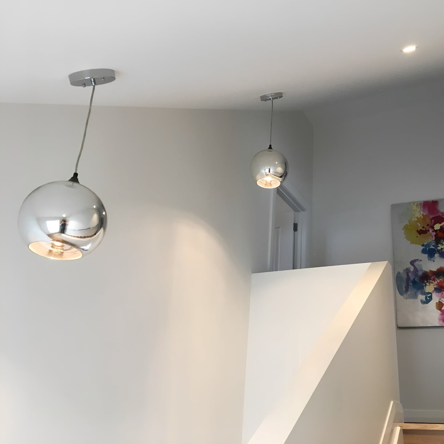 Silva – Runde Glas-Pendelleuchte