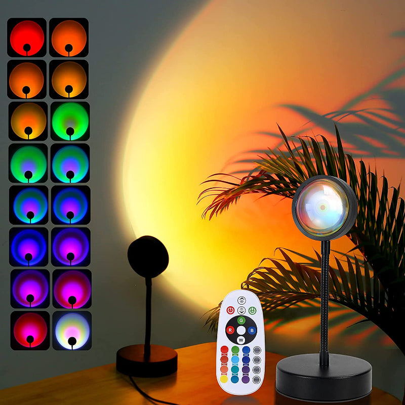 Solenne – Sunset Atmosphärenlampe mit Octopus-Stativ