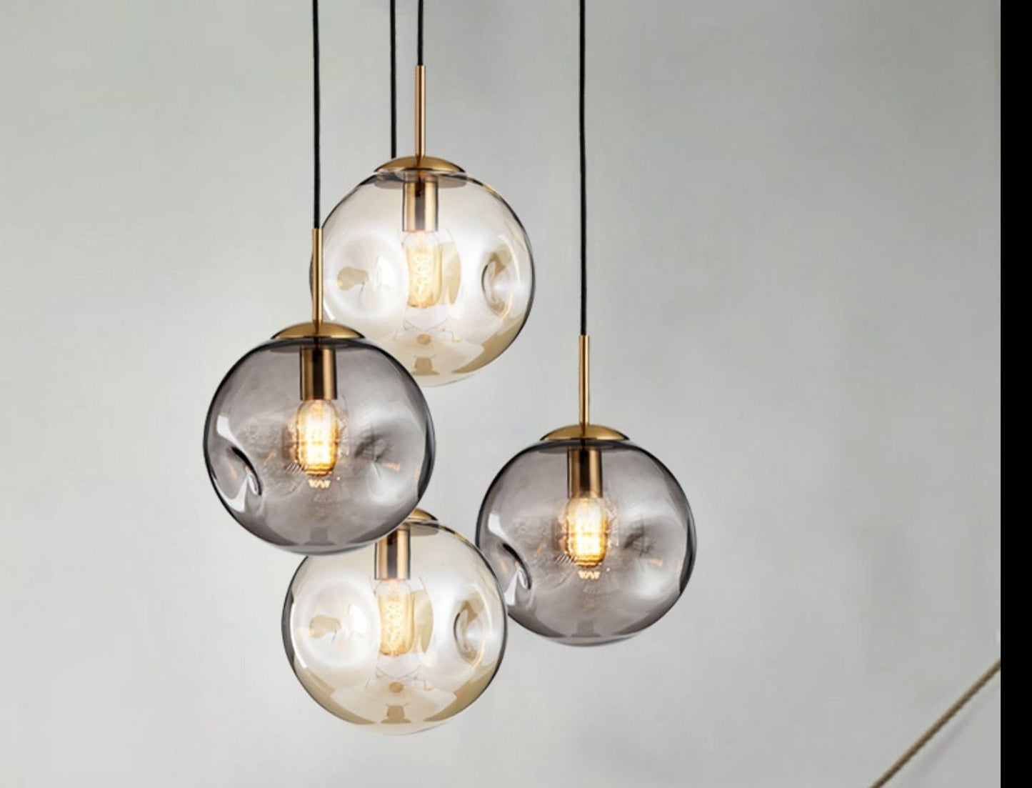 Mond – Kreative Glas-Deckenlampe