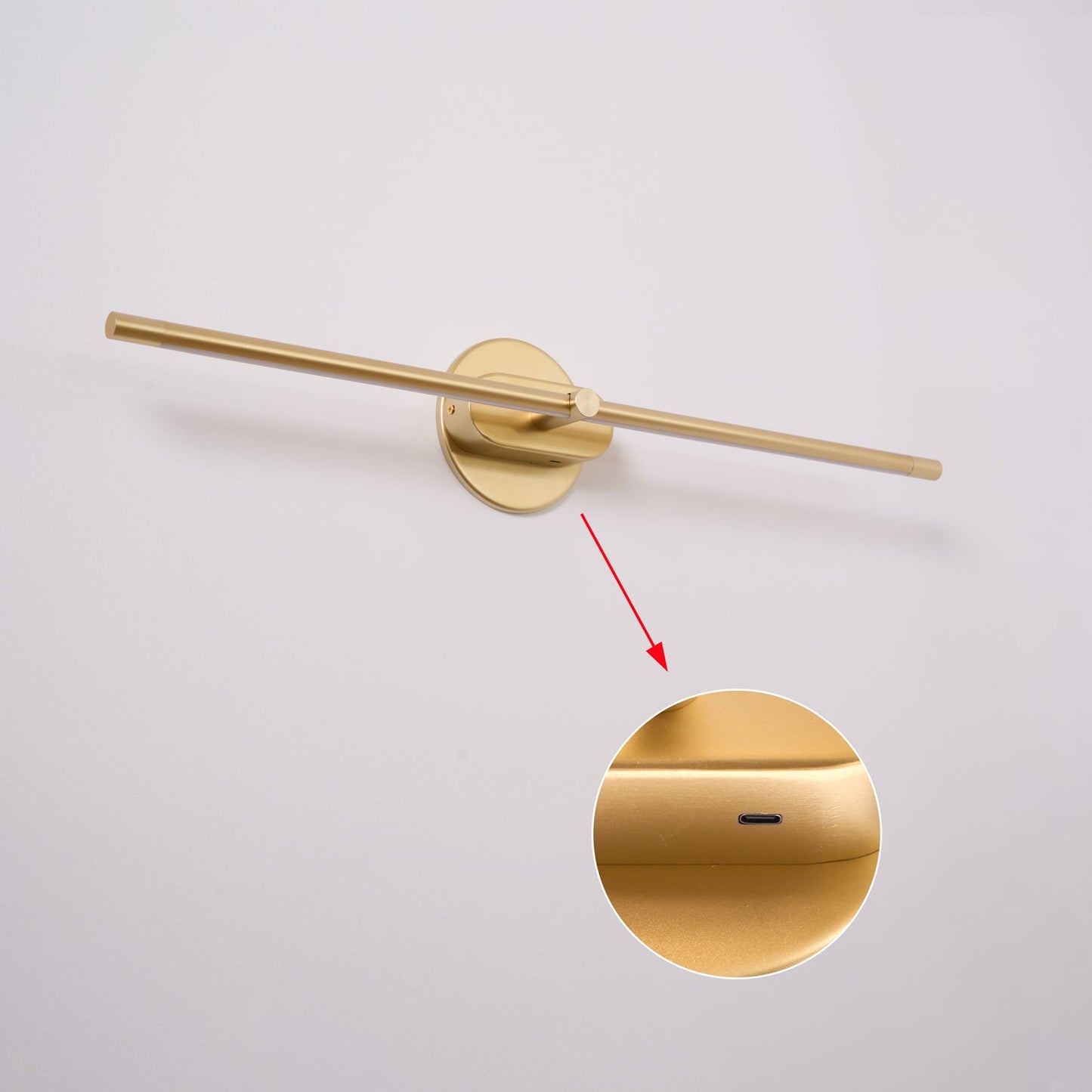 Robi – Moderne Minimalistische Spiegelwandleuchte