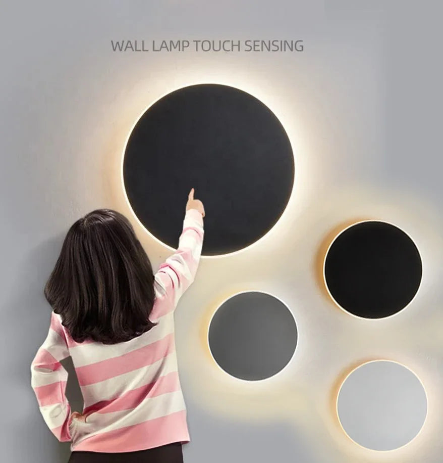 Zeitlose LED-Wandlampe – Runde Designleuchte für Flur, Schlafzimmer oder Wohnzimmer
