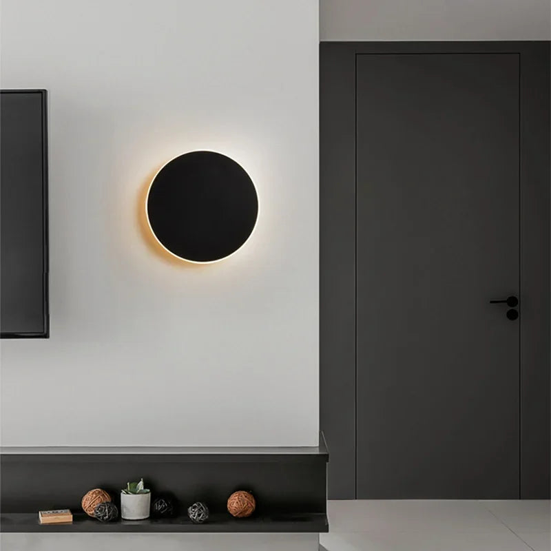 Zeitlose LED-Wandlampe – Runde Designleuchte für Flur, Schlafzimmer oder Wohnzimmer
