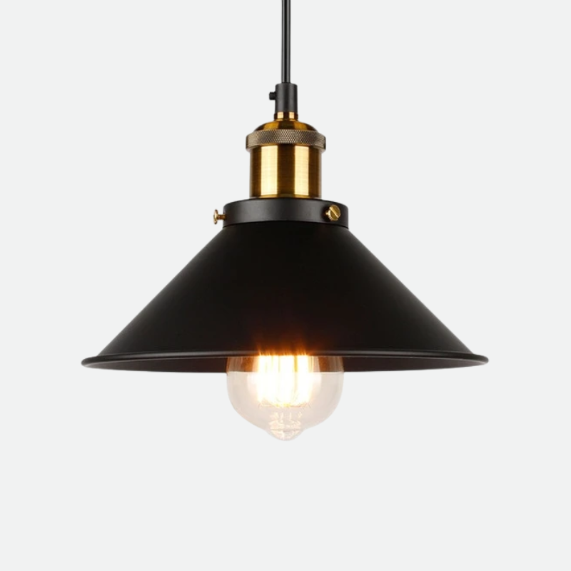 Hadria – Industrielle Retro Pendelleuchte Messing