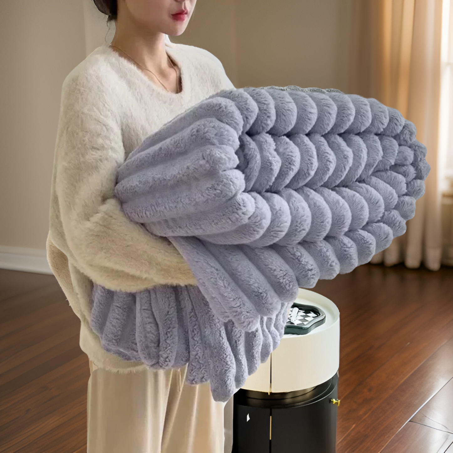 Zyra – Weiche Fleecedecke für Sofa & entspannte Wohlfühlmomente