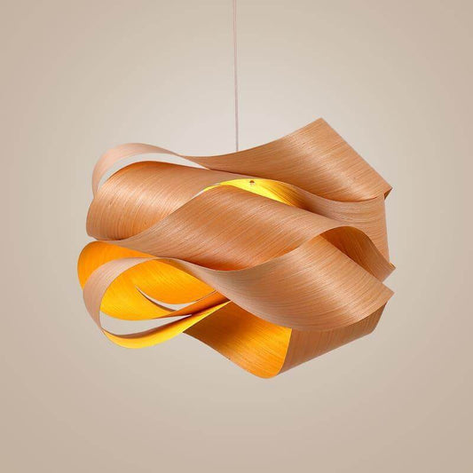 Hinata – Massivholz Pendelleuchte